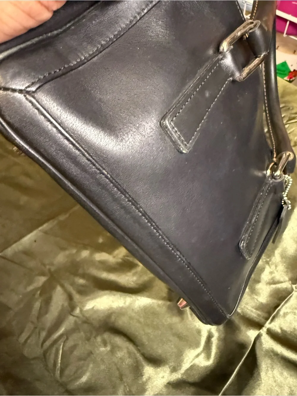 Coach Bonnie’s Legacy Mini Boston Satchel – Black Leather | Style 9421